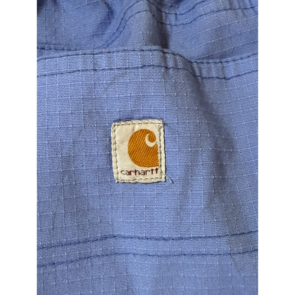 Carhartt Force Liberty Cargo Scrub Pants Womens Large Blue Ripstop C56418 Reg - Picture 4 of 8